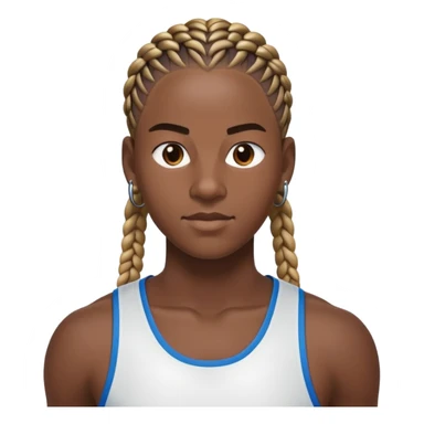 As a d1 athlete with cornrows sticker