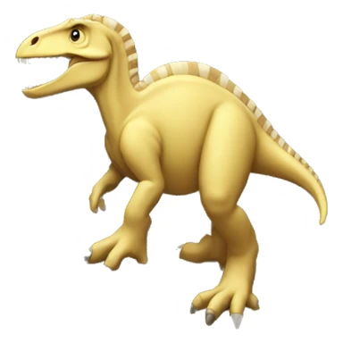 dinosaur carries ancient coin sticker