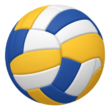colorful volleyball ball sticker
