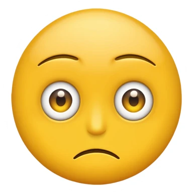 Eye twitching emoji sticker