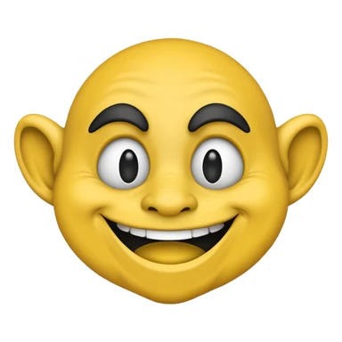 Troll face emoji sticker