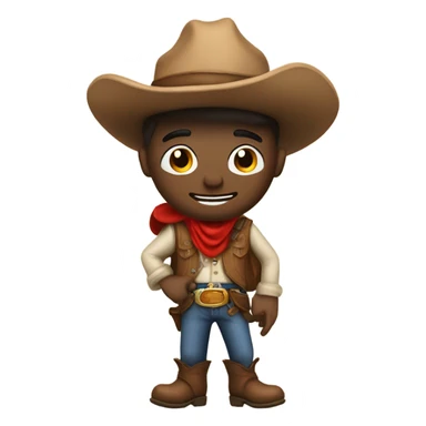 Mushroom cowboy sticker