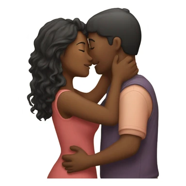 Me kissing my man sticker