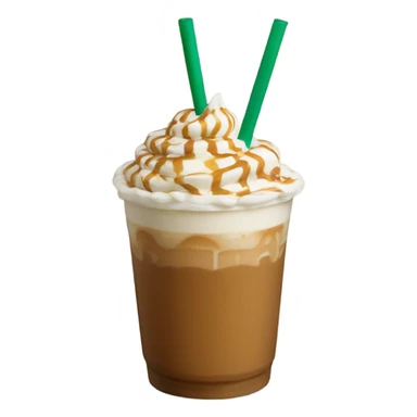 Caramel Crème Frappuccino Starbucks  sticker