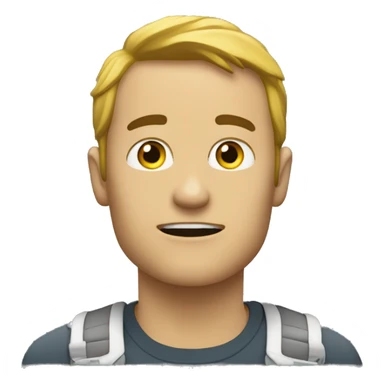 Um Homen Apontando Pra Cima sticker