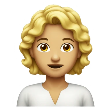 Carita de manzana  sticker