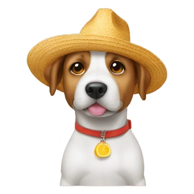 Dog con un sombrero de cocinero  sticker