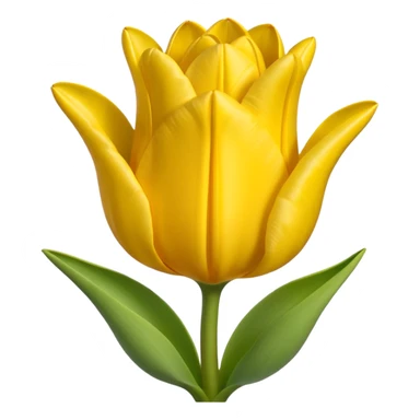 Emoji de tulipán amarillo sticker