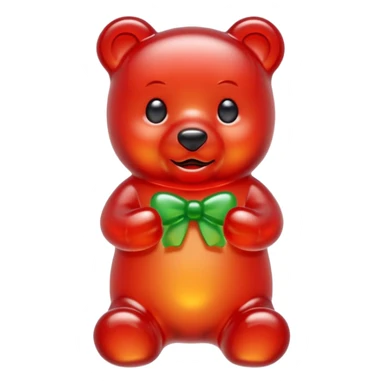 A gummy bear sticker