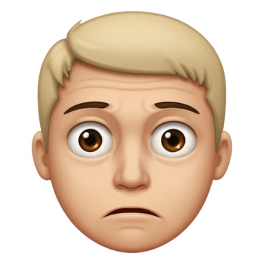 person looking grossed out while looking to the side sticker