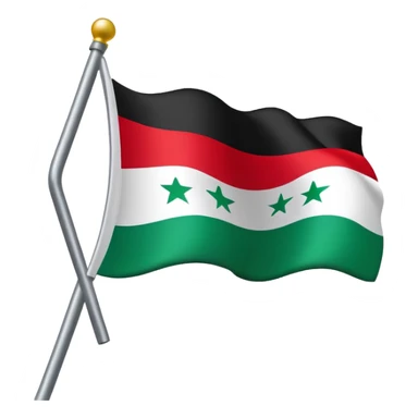 Free syria flag sticker