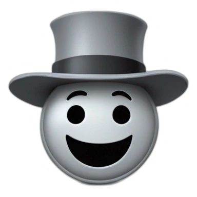 gray bitcoin coin retro disney character cylinder hat sticker