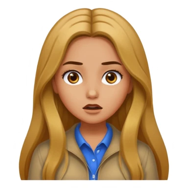 pretty long hair girl middle parted, amazed, good clothes, tanned, baddie, RELLY PREETY, BADDIE sticker