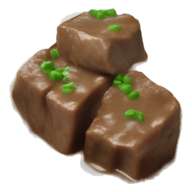 beef tips and gravy over mashed potatoes in a blue bowl sticker