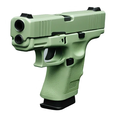 Sage green Glock sticker