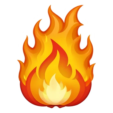Asme un fuego pixeleado sticker