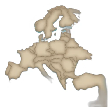 europe map sticker
