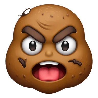 killer poop emoji sticker