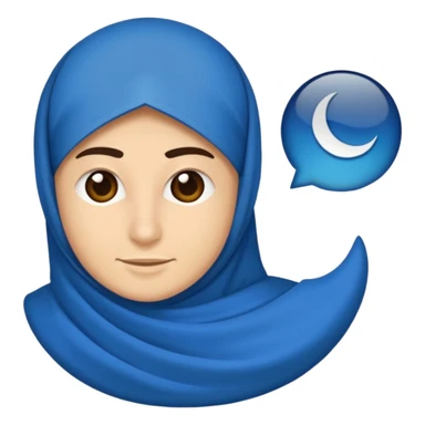 DOĞU TÜRKİSTAN BAYRAĞI (İNSANSIZ) AY VE YILDIZ MAVİ BAYRAK sticker