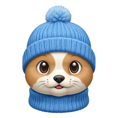 Winter Beanie Pet sticker