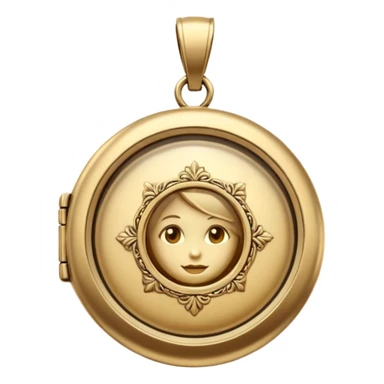 Mini Photo Inside Locket
 sticker