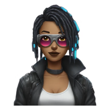 cyberpunk jackie sticker