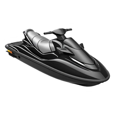 Outline of jetski sticker