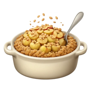 Apple Crumble sticker