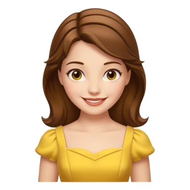 Belle from Beauty and the Beast Movie sticker