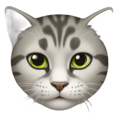 Cat mix hulk sticker