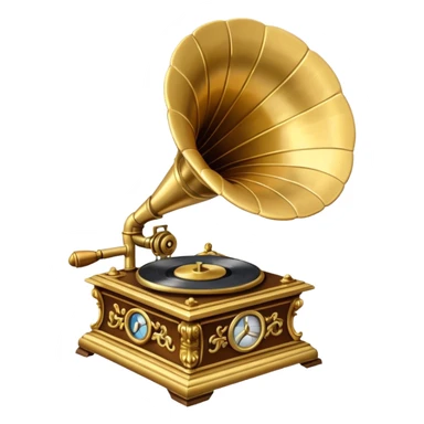 Gramophone sticker