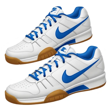 nike white low top tennis shoe weight lifting gum bottom sticker