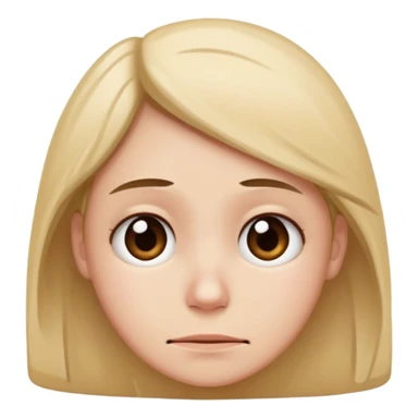 Quiero q sea una carita trizte q este mal pero q se vea feliz y en el fondo mal osea algo asi sticker