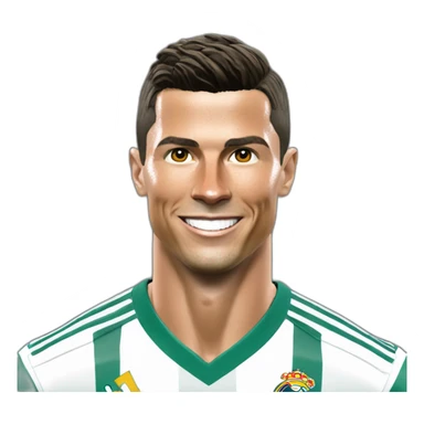 Cristiano Ronaldo qui fait sa célébration  sticker