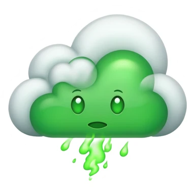 fart green sticker