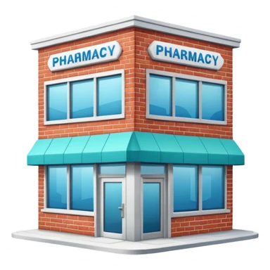 Pharmacy building sticker