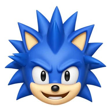Faz o emoji de sonic sticker