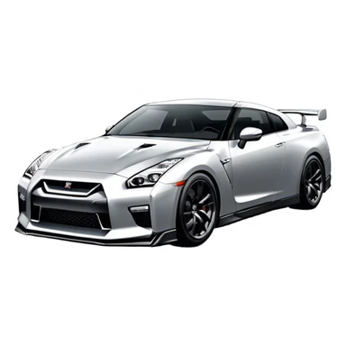 Nissan GT-R - Nissan (Model Year: 2022) (Iconic colour: Silver) sticker