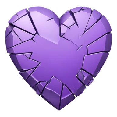Broken Purple Heart  sticker