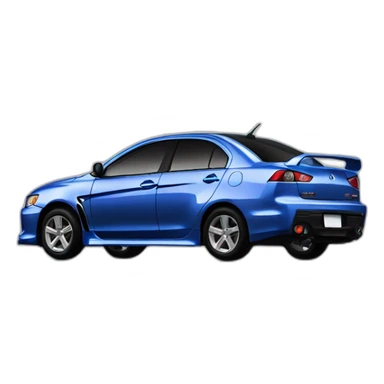 Mitsubishi Lancer évolution sticker
