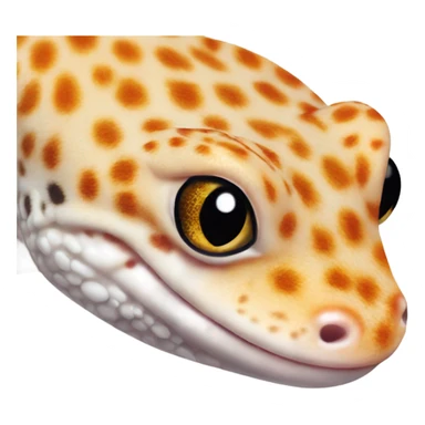 leopard gecko orange  sticker