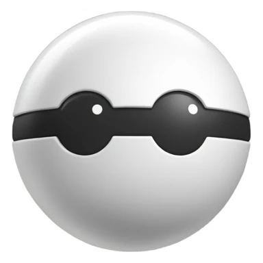 A poke ball sticker
