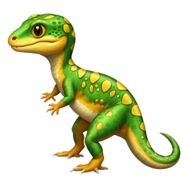 Leperd gecko dino sticker