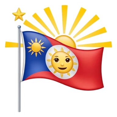 Filipino flag sticker