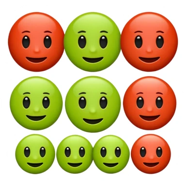 We need to make branded emojis for the NEuron dance studio. The coprative colors are acid green, xylot red coral, and black. sticker