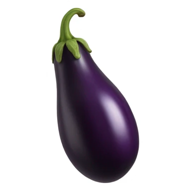 Black veiny eggplant sticker