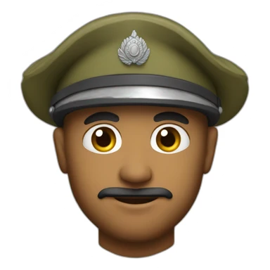 Dutch ost India soldier from the past sticker