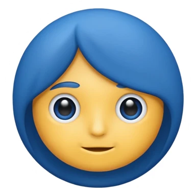 Verificación azul con un chulito blanco  que el emoji sea redondo y sin cara sticker