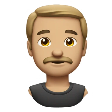 hombre musculoso sticker