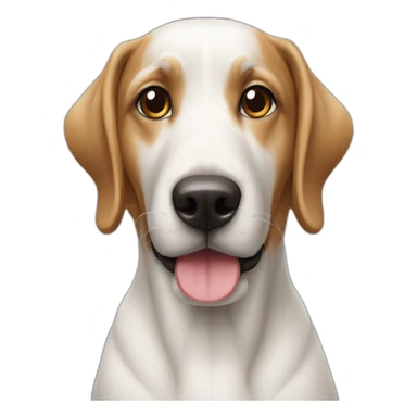 Un chien qui fait la cuisine sticker